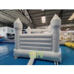 Inflatable Castle Manufacturer - Pure White Portable Jumping Castle
