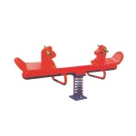 Seesaw Factory - Popular Cartoon Frog Steel Plastic Seesaw Set