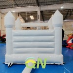 Bounce House Factory - White Small Inflatable Castle for Birthday