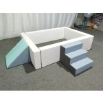 Softplay Set Supplier - Transparent Window Slide and Ball Pit Set