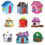 Playhouse Factory - Cartoon Bear Shape Outdoor Playground Equipment