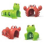 Playground Equipment Manufacturer - Submarine Shape Kids Plastic Tunnel