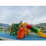Playground Equipment Manufacturer - School Daycare Adventure Plastic Slide
