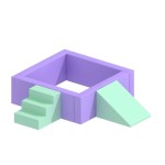 Ball Pit Equipment Manufacturer - Custom Color Baby Ball Pool with Slide