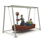 Swing Set Factory - Dolphin Double Swing Chair for Playground