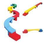 Balance Beam Supplier - Colorful Composite Plastic Balance Beam
