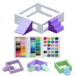 Ball Pool Supplier - Macaron Series Portable Rental Baby Soft Pits