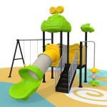 Playhouse Supplier - Pink Mushroom Playhouse with Slide Equipment