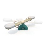 Swing Set Supplier - 3 Seat Plastic Disc Swing for Backyard