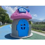 Playground Equipment Supplier - Farm Windmill Shape Plastic Play House