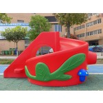 Playground Slide Supplier - High Quality Elephant Shaped Double Slide