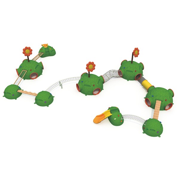 Climbing Tunnel Supplier - Simulated Hill Outdoor Playground Equipment