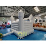 Inflatable Castle Manufacturer - Pure White Portable Jumping Castle