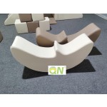 Playground Set Supplier - Mobile Brown Foam Soft Play for Party