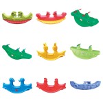 Seesaw Factory - Popular Cartoon Frog Steel Plastic Seesaw Set