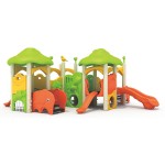 Playground Slide Supplier - Kids Entertainment Jungle Theme Slide