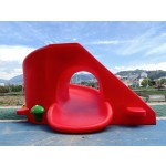 Playground Slide Supplier - High Quality Elephant Shaped Double Slide