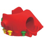 Playground Slide Supplier - High Quality Elephant Shaped Double Slide