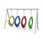 Swing Sets Supplier - High Quality 4 Seater Park Swing Equipment