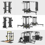 Fitness Equipment Factory - All in One Smith Power Rack Machine