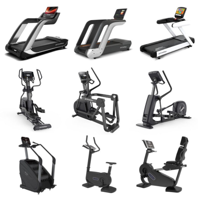 Gym Equipment Supplier - Commercial Cardio Set with Treadmill Elliptical