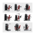 Hip Extension Machine Factory - Plate Load Glute Builder Dual 45