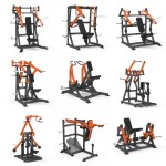 Gym Equipment Manufacturer - Commercial Plate Load Steel Machine Full Set