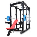 Gym Equipment Manufacturer - Dual Side Power Rack Smith Machine