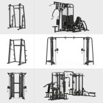 Fitness Equipment Factory - All in One Smith Power Rack Machine