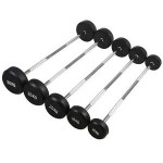 Barbell Set Supplier - Private Label Fixed Rubber Barbell Set