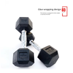 Hex Dumbbell Supplier - Color Coated Weight-bearing