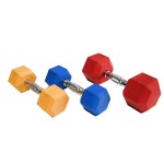 Gym Dumbbell Manufacturer - Black Hexagonal Adhesive Iron