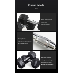 Rubber Dumbbell Manufacturer - Colorful Hexagonal Men Women