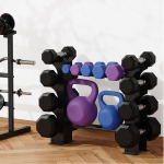 Storage Rack Factory - Double Layer Steel Dumbbell Stand