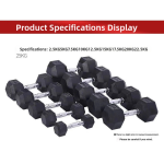 Portable Dumbbell Factory - Hexagonal Rubber Arm Training