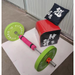 Rubber Plate Manufacturer - All-Rubber Colorful Dumbbell