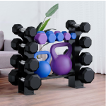 Storage Rack Factory - Double Layer Steel Dumbbell Stand