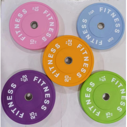 Rubber Plate Manufacturer - All-Rubber Colorful Dumbbell