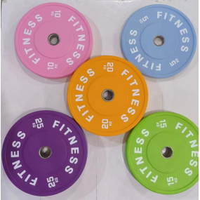 Rubber Plate Manufacturer - All-Rubber Colorful Dumbbell