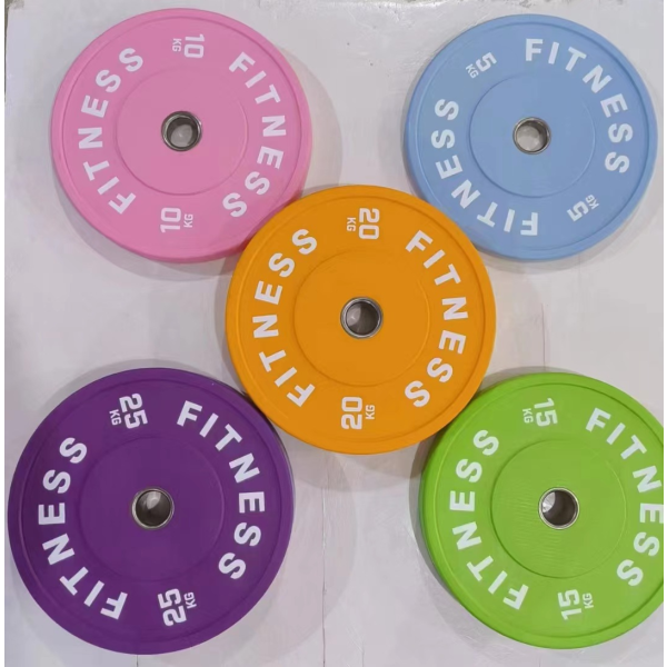 Rubber Plate Manufacturer - All-Rubber Colorful Dumbbell
