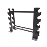 Dumbbell Rack Supplier - Double Layer Kettlebell Storage