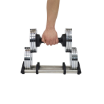 Adjustable Dumbbell Factory - 24KG 32KG Steel Electroplated