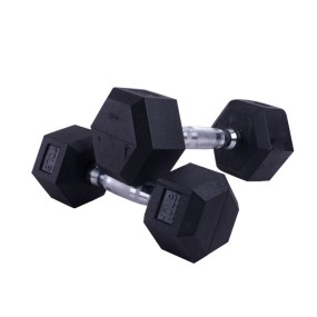 Rubber Dumbbell Manufacturer - Solid Hexagonal 2.5KG Weight