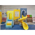 Play House Manufacturer - Pink Castle with Rotating Slide Soft Play