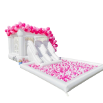 Bounce Castle Supplier - Commercial White Wedding PVC Ball Pool