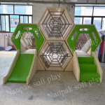 Playground Equipment Supplier - Honeycomb Bee Crawl Climb Soft Play