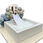 Ball Pit Supplier - Commercial Circular Soft Play Pit with Slide