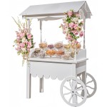 Snack Cart Manufacturer - Portable Candy Pancake Bar Display Cart