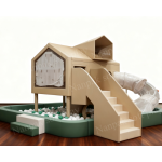 Indoor Playground Factory - OEM Nature-Inspired Wood House Ball Pit