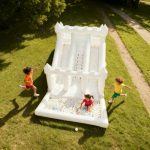 Bounce House Manufacturer - Triple Slide Castle Ball Pit House